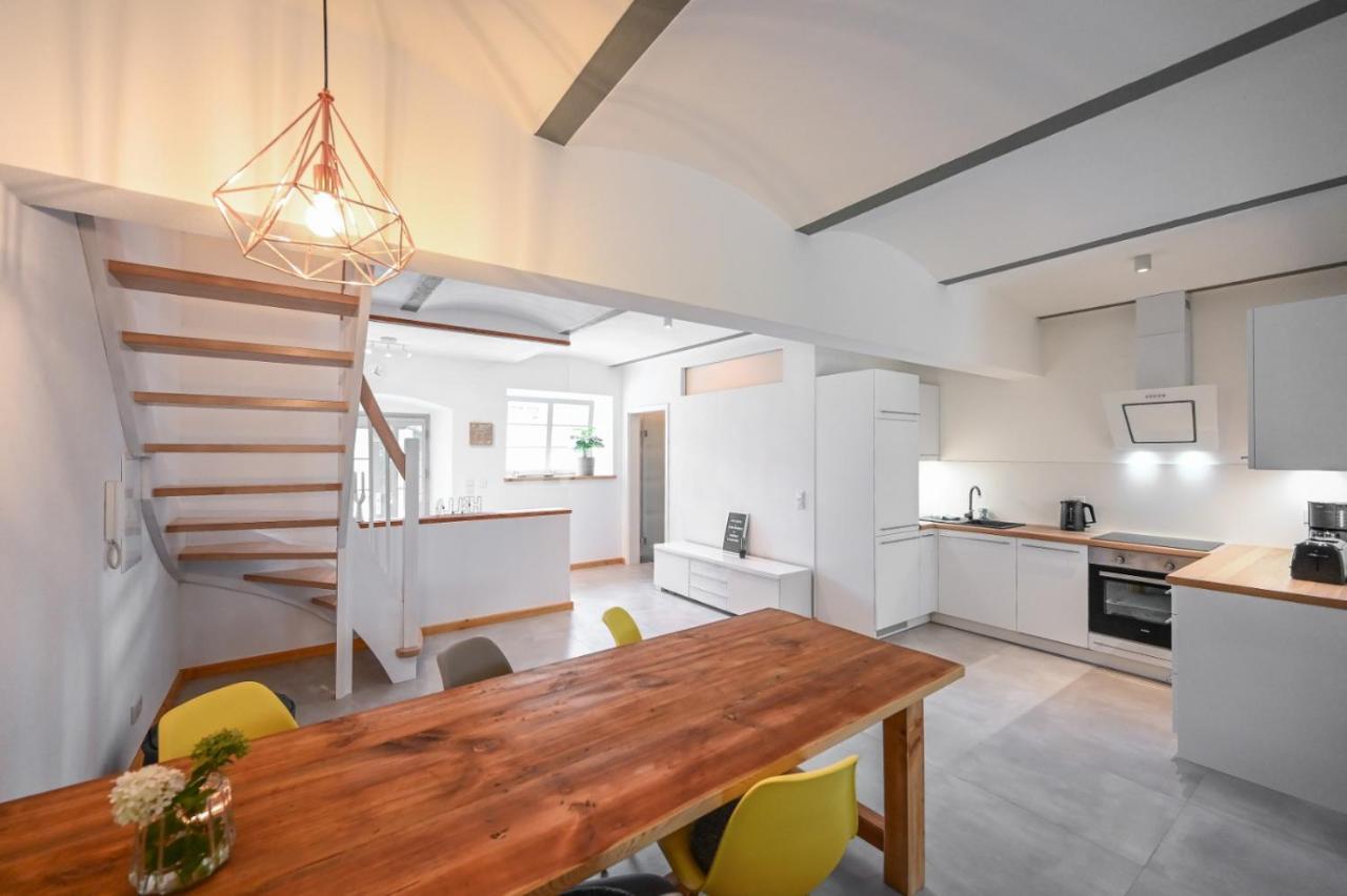 Deluxe Apartment mit Terrasse und WALLBOX im FarmHouse Eckartsberg bei Zittau im Zittauer Gebirge Exterior foto