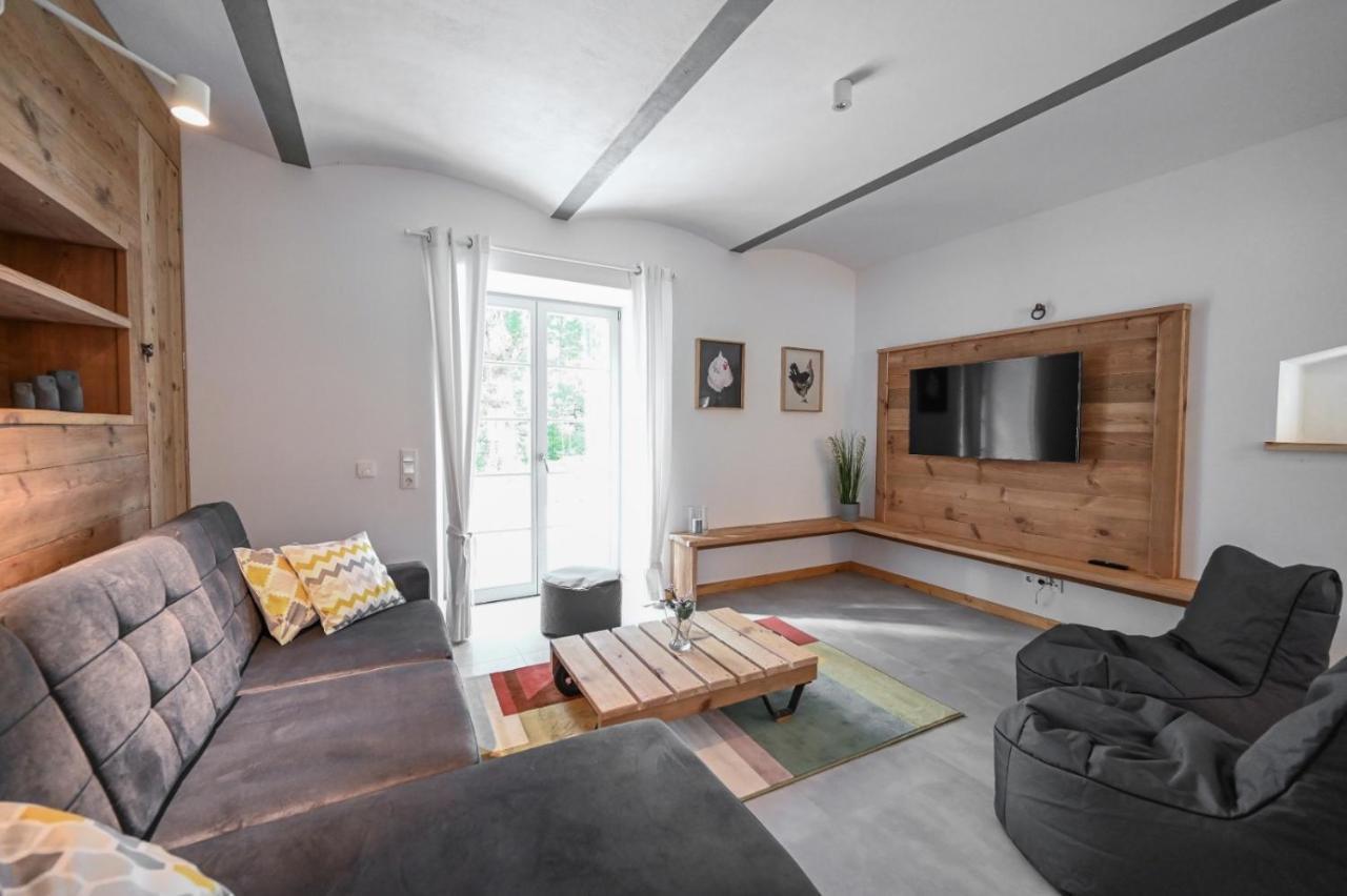 Deluxe Apartment mit Terrasse und WALLBOX im FarmHouse Eckartsberg bei Zittau im Zittauer Gebirge Exterior foto