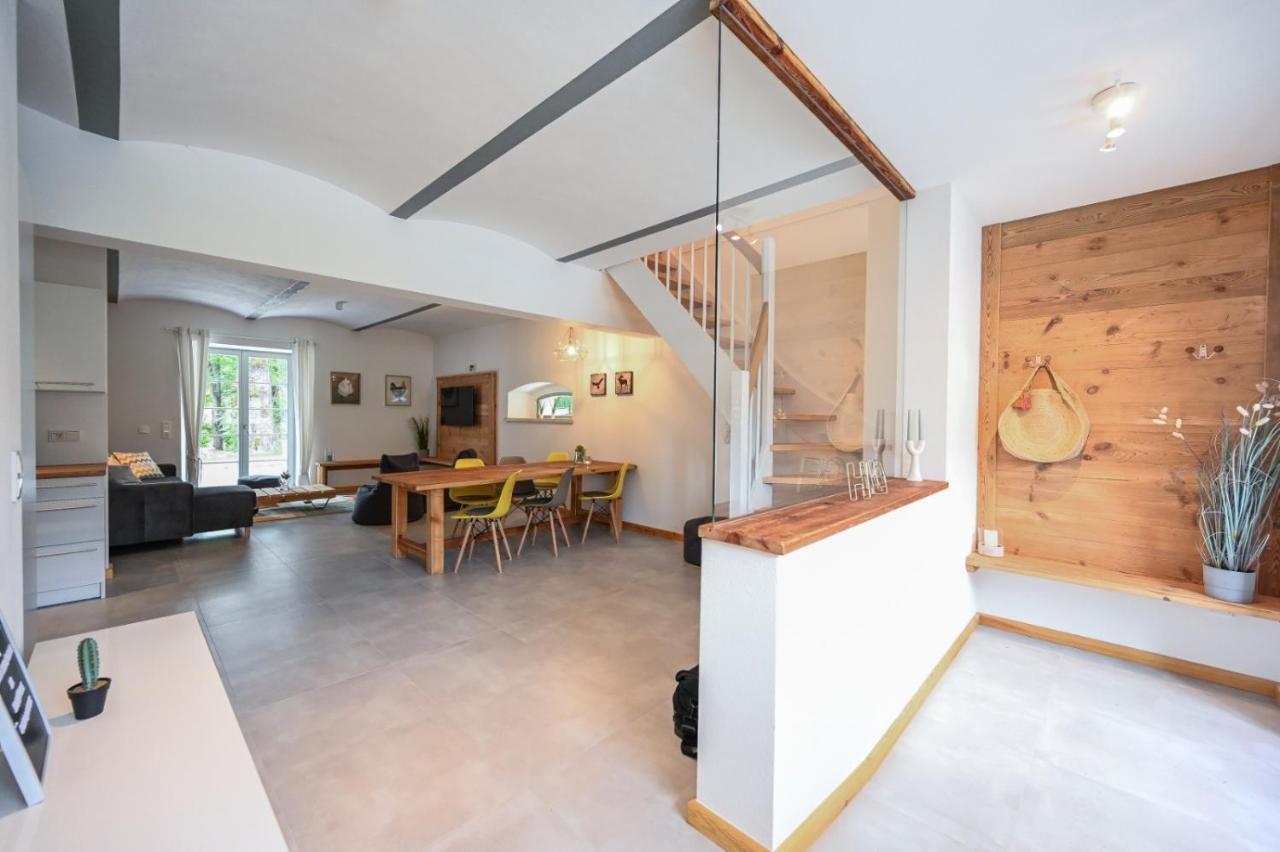 Deluxe Apartment mit Terrasse und WALLBOX im FarmHouse Eckartsberg bei Zittau im Zittauer Gebirge Exterior foto